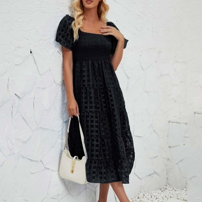 chinese dress ladies Eyelet Lace Halter High-Low Tiered Maxi Dress – The A-Line main image 0