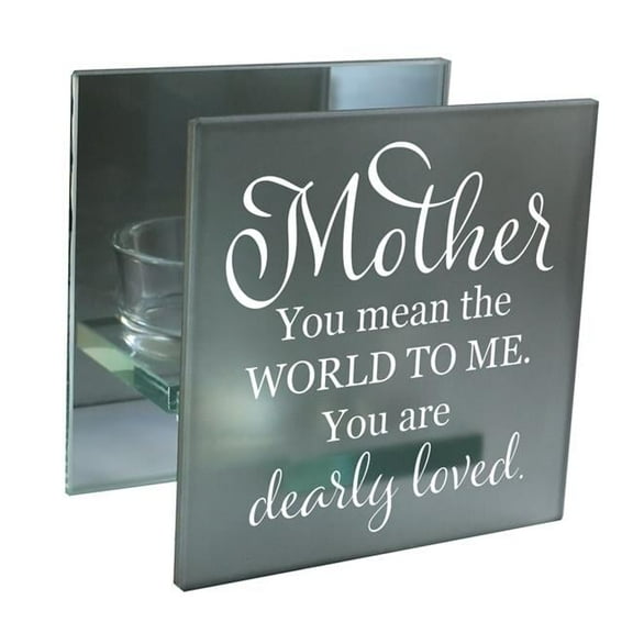 Cottage Garden MCHQ5GY Mother You Mean The World to Me Candle Holder