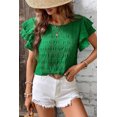 thumbnail image 5 of Comfortable and Flattering Women's Sheath Top in Dark Green - Perfect for Summer Vacations | [ZhiHiMeRi] | (US 4-6)S, 5 of 5