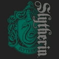 thumbnail image 2 of Junior's Harry Potter Slytherin Dark Badge Logo  Festival Muscle Graphic Tee Charcoal 2X Large, 2 of 4