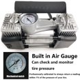 Car Tire Inflator Double Cylinders Portable Metal DC 12V Air Compressor