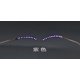 thumbnail image 1 of Tiras de Luz Led Halloween Iluminación Led Pestañas Falsas Tira de Maquillaje Luminosa Lámpara Pestañas Pegatinas Doble Párpado Club Bar Accesorios de Maquillaje Baile Luz Led Falsa E Led Luz Barra, 1 of 1