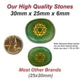 thumbnail image 3 of Chakra Stones with Engraved Symbols for Reiki Healing and Meditation - with Chakras Chart and Affirmations, 3 of 17