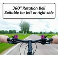 thumbnail image 2 of Lhxioqx Bike Bell Aluminum Crisp Sound Bicycle Bell for Adults Kids Boys Girls Fits Most Bikes, 2 of 7