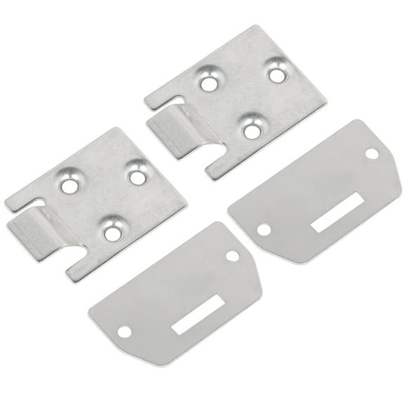 SEBLAFF 2 Sets of Seat Hinge Bottom and Plate for EZGO TXT Medalist Golf Cart (1995-up)