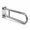 Brushed Stainless with Knurled Grip, variant on Swing Up Grab Bar 30 Inch Matte Black with Knurled Grip 500 Lb Capacity