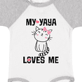 thumbnail image 4 of Inktastic My Yaya Loves Me Girls Girls Baby Bodysuit, 4 of 5