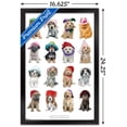 thumbnail image 3 of Keith Kimberlin - Puppies With Hats Wall Poster, 14.725" x 22.375", Framed, 3 of 6