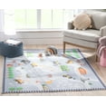 thumbnail image 3 of Well Woven Construction Vehicles Rug Playmat Grey Multicolor 3'3" x 5' Apollo Kids Collection, 3 of 9