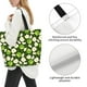 thumbnail image 3 of Balery Green Fruit Bolsa Tote Estilo Estético con Cremalleras, Bolsa de Hombro, Bolsa de Compras Grande y Plegable, 3 of 8
