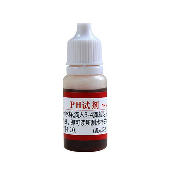 PH Rapid Test Reagent, 10ml, Liquid Indicator for Acidity Alkalinity Testing, Water Soil Food Lab Use