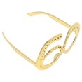 thumbnail image 3 of MOVTOTOP Golden Birthday Party Glasses for Adults with Durable ABS Material and Rhinestone Design 7.5 Inch, 3 of 7
