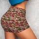 thumbnail image 4 of Fotbe Red Houses Shorts Sin Costuras – Shorts Deportivos de Cintura Alta para Mujer, Elásticos para Gimnasio, Yoga, Running o Ciclismo-Medium, 4 of 8