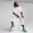 thumbnail image 3 of PU & MA Unisex Suede Fat Lace Sneakers 393167 02 Archive Green-Warm White, 3 of 6