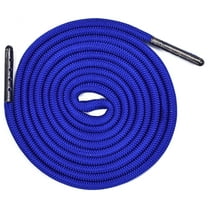 Round Paracord Shoe Laces (1 Pair) - Handmade In the USA - Electric Blue - 76 Inch