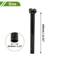 thumbnail image 4 of Unique Bargains Universal 30.8x300mm Gloss Black Bike Seat Posts Adjustable Angle Lightweight Bike Saddle Post Seat Tube Carbon Fiber 1 Pc, 4 of 8