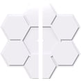 thumbnail image 1 of Ekena Millwork CMP30DY2-01000 30 in. OD x 1 in. ID Square Daisy Architectural Grade PVC Contemporary Ceiling Medallion - 2 Piece, 1 of 1