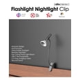 thumbnail image 4 of FlashLight Clip SET; BLACK, WARM, 4 of 10