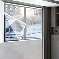 SELIVO Window Insulation Kit,Noise Reduce Insulated Window Film,Magnetic Window Insulation kit for Heavy Duty Film with Full Frame Magnetic Strip Window Coverings,180X120CM