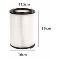 thumbnail image 1 of Filtro IPSEI Para Aspiradoras Craftsman 6 a 20 Galones Equivalente CMXZVBE38754, 1 of 5