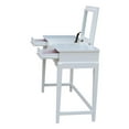 thumbnail image 6 of International Concepts Solid Wood Vanity Table  in White, 6 of 14