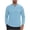 Light Blue, variant on Mens Henley Shirts Long Sleeve Casual 3 Button Waffle Knit T-Shirts Lightweight Basic Color Block Workout Pullover Tops with Pockets