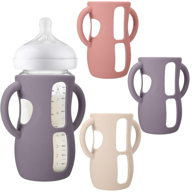 Fundas de silicona para biberones Avent BUSOHA, paquete de 3 unidades, 8 onzas