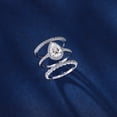 thumbnail image 3 of SFTING Wedding Rings Set His and Her 925 Sterling Silver 4Pcs Couple Wedding Rings 5A CZ Engagaement Ring Set Size 10&7, 3 of 10