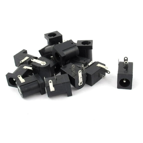 15PCS DC Power Jack Socket 2.1mm x 5.5mm -Type PCB Mount DC-005