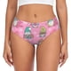 thumbnail image 1 of Fotbe pink Holiday Joy Calzones Estampados para Mujer – Ropa Interior de Algodón, Cómoda, Suave y Elástica-Medium, 1 of 6