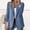 Blue, variant on Suit Jackets for Women Business Casual Open Front Blazers Office Work Lightweight Coats Cardigan Jackets Women's Casual Formal Long Sleeved Jacket Light Spring Summer Cardigan Red Xl