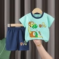 thumbnail image 2 of UAYOTSE Toddler Baby Kids Boys Dinosaur Summer Pajamas Sleepwear Tops Pants Outfits Set,Sizes 6-12 Months, 2 of 4