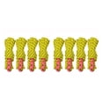 thumbnail image 2 of ziyahi 4X Corde de Tente Randonnée Fil Fournitures de Camping Structure Solide Équipement d'Escalade Multifonctionnel Corde de Tente Extérieure Jaune 2Ensemble, 2 of 6