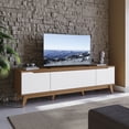 thumbnail image 1 of Mueble TV 75" Kappesberg 180cm con 3 Puertas Canela/Blanco, 1 of 10