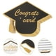 thumbnail image 3 of 30 tarjetas de felicitación con forma de birrete de graduación, tarjetas de regalo de papel delicado, regalos de graduación escolar, 3 of 6