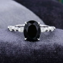 Jewelerix 925 Sterling Oval Cut Ring Moissanite Diamond Engagement Ring 1.50 CT Handmade Jewelry Anniversary Promise Ring Gift for Her