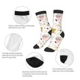 thumbnail image 3 of Rocae Geometric Triangle for Girls Boys Crew Socks,Children's Socks, Kids Socks, Toddler Socks: Daily Wear with Kids School Uniform, 3 of 5
