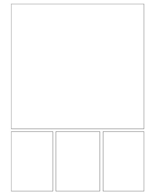 My Story Create Your Own Comic or Graphic Novel. Blank Templates for