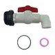 thumbnail image 1 of Válvula de control de PVC para grifo de barril, accesorios fáciles de usar, controlador a prueba de fugas Diámetro exterior 32 mm, 1 of 8