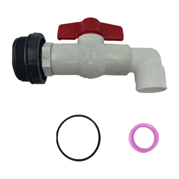 Válvula de control de PVC para grifo de barril, accesorios fáciles de usar, controlador a prueba de fugas Diámetro exterior 32 mm