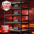 thumbnail image 4 of TrumanPick 5 Tier Garage Shelving Unit Heavy Duty 1400LBS Storage Shelves Adjustable Shelf Rack for Garage Pantry Closet 32"W x 16"D x 63"H, 4 of 7