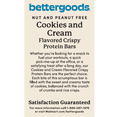 thumbnail image 5 of (8 pack) bettergoods Nut, Peanut and Gluten Free Cookies and Cream Flavored Crispy Protein Bars, 9.7 oz, 5 Count, 5 of 6