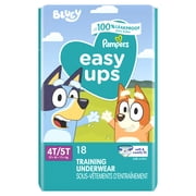 Pampers Easy Ups Bluey Potty Training Pants Boys Size 4T-5T, 18 Count (Select for More Options)