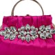 thumbnail image 2 of Bolsa De Embrague De Noche Bolsa de mano de noche Cadena de mujer Diamante de imitación Brillante Cóctel Rosa Rojo Rojo Ndcxsfigh Para Estrenar, 2 of 3