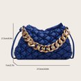 thumbnail image 3 of Bolsa Moda plisada mujer monederos cadena cuero hombro mensajero bolso Sywqhk Para Estrenar, 3 of 9