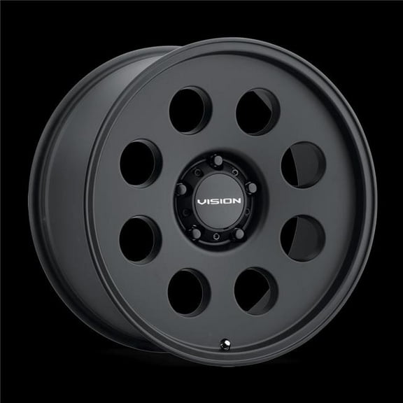 Vision 56-6165SB-25 5 x 114.3 mm Midway Wheel Rim - Satin Black