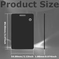 thumbnail image 6 of YUNOVA Ultra-Thin Anti-Lost Tracker, Compatible with Apple Find My Network, Global Location & Left-Behind Alert, Wireless Charging & 4-Month Battery, Waterproof for Wallet, Keys, Bag (iOS Only), 6 of 6