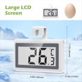 thumbnail image 3 of Refrigerator Thermometer, Digital Fridge Thermometer with LCD Display, Freezer Temperature Gauge with ℃/℉ Switch,3 Pack, 3 of 7
