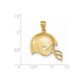 thumbnail image 3 of 14k Polished Football Helmet Pendant, 3 of 3
