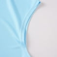 thumbnail image 5 of Men's Solid Crew Neck Wide Shoulder Mesh Sleeveless Tank Top, Breathable Casual Summer Athletic Muscle Gym Vest Light Blue, 5 of 8